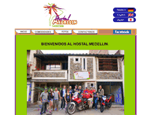 Tablet Screenshot of hostalmedellin.com